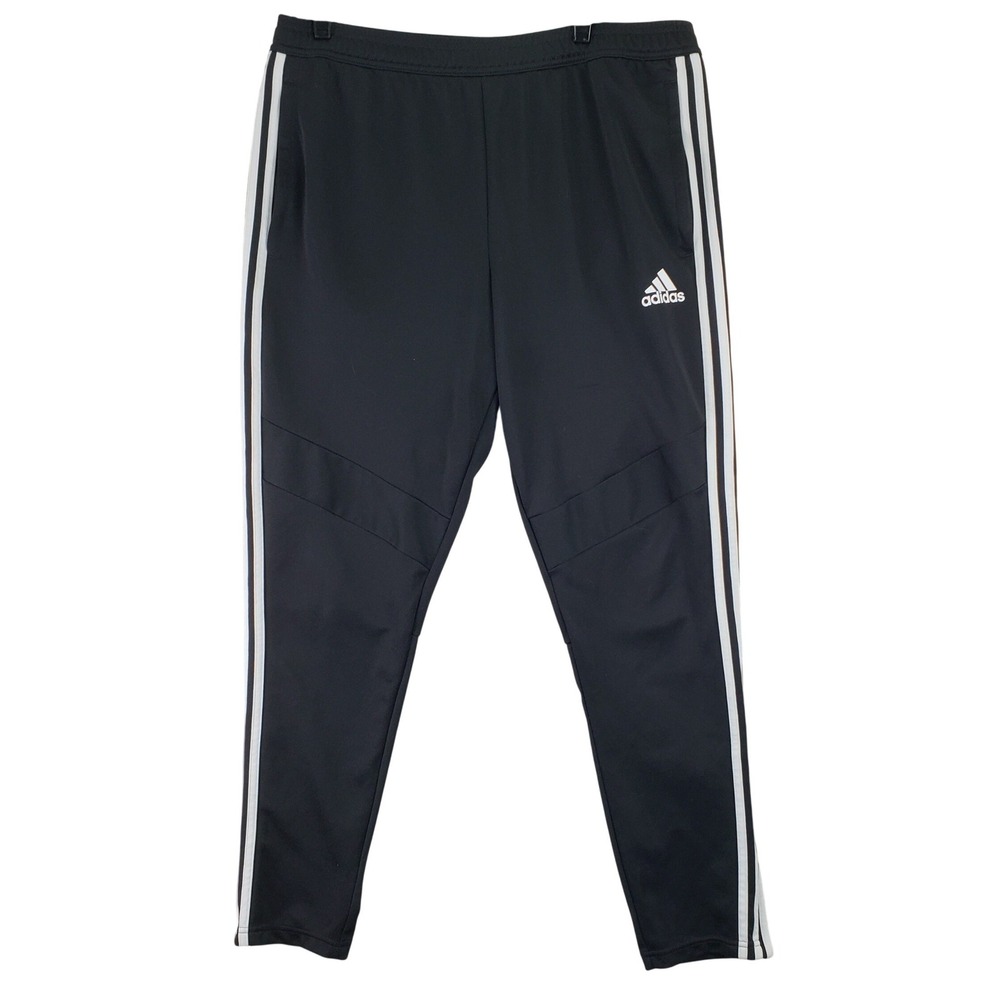 adidas Tiro 19 Track Pants Womens XL Black 3 Stripe Soccer Athletic Joggers